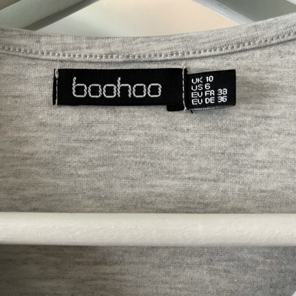 Boohoo Gray Crop Top - Picture 3 of 3
